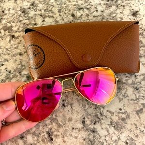 Ray Ban Aviator Flash Lenses
